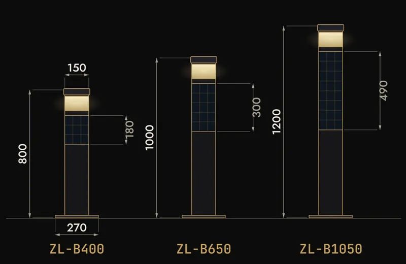 ZOLARIS ZILB: The solar bollard for paths